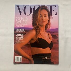 Vogue Olivia Wilde “On Work,Love,Life: Happier Than Ever” January 2022 Magazine